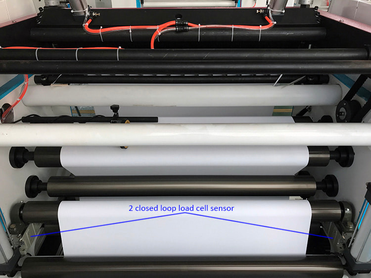 Machine de rebobinage et de refendage de stratification de bande de papier thermique multifonctionnelle
